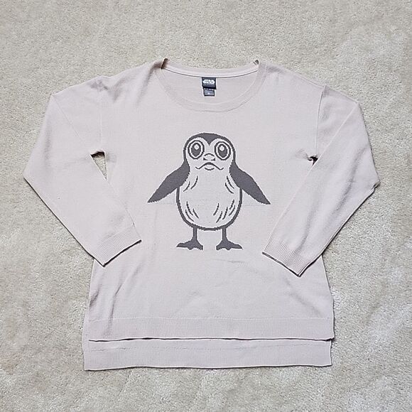 Disney Star Wars Porg Sweater Size M - Picture 1 of 9